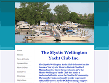 Tablet Screenshot of mysticwellingtonyachtclub.com